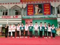 Sáng thứ 2 ngày 21/11/2022. Trong tiết chào cờ nhà trường đã trao giải cho những học sinh đạt giải nhất, nhì, ba, kk kì thi hsg cấp trường lớp 8+9 năm học 2022-2023